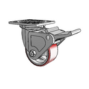4.04109.945.7 BRK2 Colson Swivel Caster