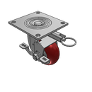 4.04109.9PC MTG54 BRK7 Colson Swivel Caster