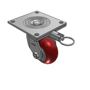 4.04109.9PC MTG64 Colson Swivel Caster