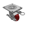 4.04109.9PC MTG64 BRK7 Colson Swivel Caster
