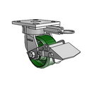 4.04189.135 MTG61 BRK1 Colson Kingpinless Swivel Caster
