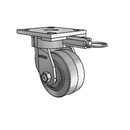 4.04189.451 MTG61 Colson Kingpinless Swivel Caster