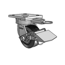 4.04189.459.2 MTG61 BRK1 Colson Kingpinless Swivel Caster