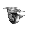 4.04189.4B1 MTG61 BRK3 Colson Kingpinless Swivel Caster