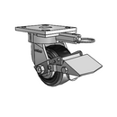 4.04189.4B9 MTG61 BRK1 TG1 Colson Kingpinless Swivel Caster
