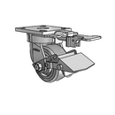 4.04189.4F5 MTG81 BRK1 Colson Kingpinless Swivel Caster