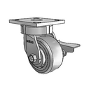 4.04189.4F9 BRK3 TG1 Colson Kingpinless Swivel Caster