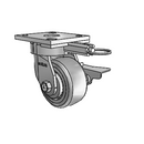 4.04189.4F9 MTG61 BRK3 TG1 Colson Kingpinless Swivel Caster