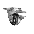 4.04189.539 MTG61 BRK3 Colson Kingpinless Swivel Caster