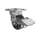 4.04189.5PN BRK1 Colson Kingpinless Swivel Caster