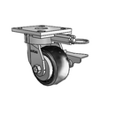 4.04189.831 EN MTG61 BRK3 TG1 Colson Kingpinless Swivel Caster