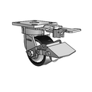 4.04189.832 MTG81 BRK1 TG1 Colson Kingpinless Swivel Caster