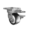 4.04189.839 MTG61 BRK3 TG1 Colson Kingpinless Swivel Caster