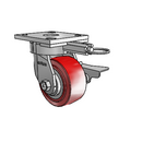 4.04189.921 MTG61 BRK3 TG1 Colson Kingpinless Swivel Caster