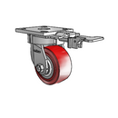 4.04189.921 MTG81 Colson Kingpinless Swivel Caster