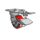 4.04189.921 MTG81 BRK1 Colson Kingpinless Swivel Caster