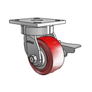 4.04189.929 BRK3 TG1 Colson Kingpinless Swivel Caster