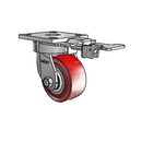 4.04189.929 MTG81 Colson Kingpinless Swivel Caster