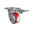 4.04189.935 MTG81 Colson Kingpinless Swivel Caster