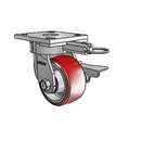 4.04189.939 MTG61 BRK3 Colson Kingpinless Swivel Caster