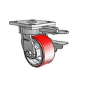4.04189.941.7 MTG61 BRK3 Colson Kingpinless Swivel Caster