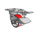 4.04189.949.7 MTG81 BRK1 Colson Kingpinless Swivel Caster