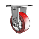 5"x2" USA HI-TECH Easy-Roll Polyurethane Rigid Caster | 900 lb
