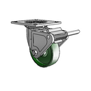 4.05109.111 MTG4 BRK2 Colson Swivel Caster