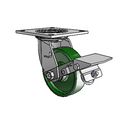 4.05109.119 MTG4 BRK1 SEAL Colson Swivel Caster