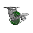 4.05109.131 BRK1 Colson Swivel Caster