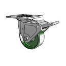 4.05109.131 MTG4 BRK2 Colson Swivel Caster