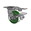 4.05109.131 MTG81 BRK1 Colson Swivel Caster