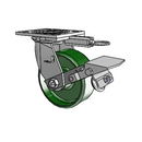 4.05109.135 MTG61 BRK1 Colson Swivel Caster