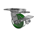 4.05109.135 MTG62 BRK1 Colson Swivel Caster