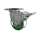 4.05109.139 BRK2 Colson Swivel Caster