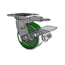4.05109.139 MTG51 BRK1 Colson Swivel Caster