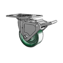 4.05109.231 MTG2 BRK2 Colson Swivel Caster