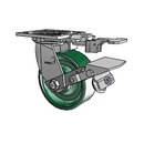 4.05109.231 MTG81 BRK1 Colson Swivel Caster