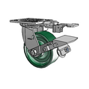 4.05109.239 MTG81 BRK1 Colson Swivel Caster