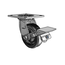 4.05109.311 MTG4 BRK1 Colson Swivel Caster