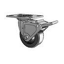 4.05109.331 MTG2 BRK2 Colson Swivel Caster