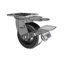 4.05109.331 MTG51 BRK1 Colson Swivel Caster