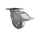 4.05109.441 BRK4 Colson Swivel Caster