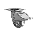 4.05109.441 MTG4 BRK4 Colson Swivel Caster