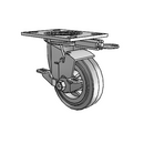 4.05109.441 MTG52 BRK7 Colson Swivel Caster