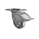 4.05109.445 MTG2 BRK4 Colson Swivel Caster