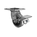 4.05109.449 COND MTG4 BRK1 Colson Swivel Caster