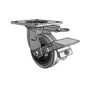 4.05109.449 COND MTG54 BRK1 Colson Swivel Caster