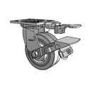 4.05109.451 MTG81 BRK1 Colson Swivel Caster