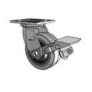 4.05109.455 COND BRK1 Colson Swivel Caster
